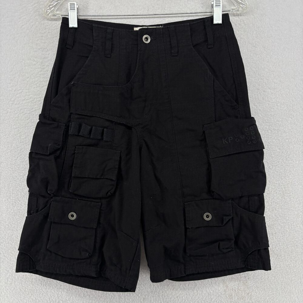 KODY PHILLIPS 2144 MUSEUM Short Mens 28 Cargo Utility Ripstop Cotton Black